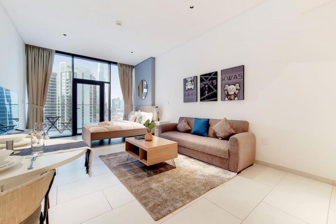 Marquise Square Tower, Business Bay - Bright Studio Dubaj Exteriér fotografie