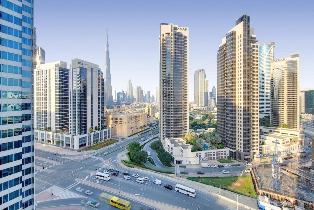 Marquise Square Tower, Business Bay - Bright Studio Dubaj Exteriér fotografie